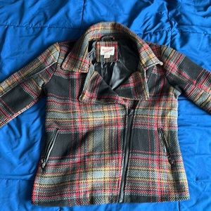 Mission Plaid Women’s Coat, Size Medium
